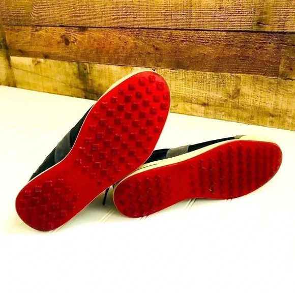 Ecco Mens Street Premiere Spikeless Gold Shoes - Picture 8 of 8